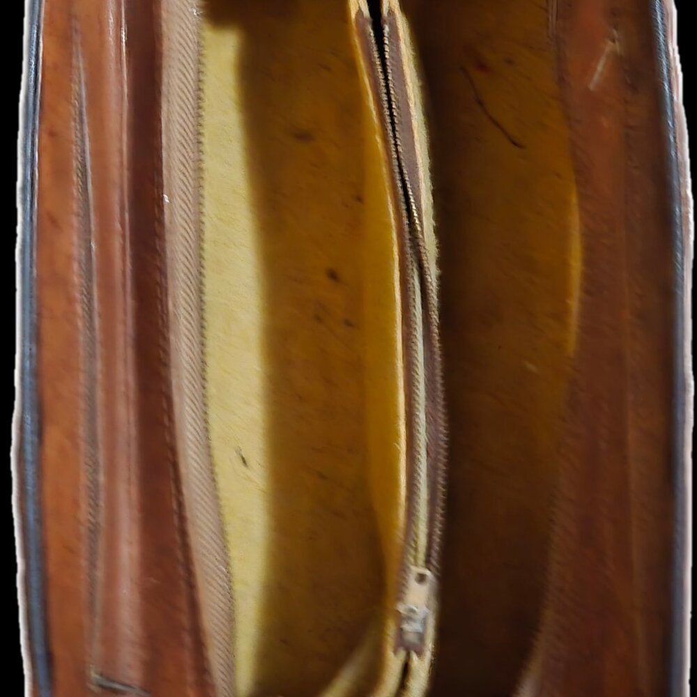 Vintage Hand Tooled Leather Shoulder Bag - Aztec Calendar & Eagle - Western
